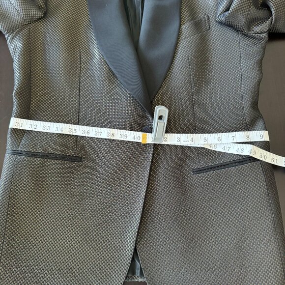 Tom Ford - Two Tone Black and Gold Shimmer Dinner Jacket - Picture 12 of 16